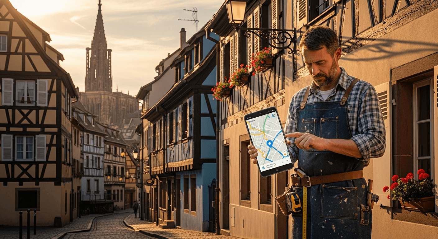 Référencement local Strasbourg : guide artisans 2026